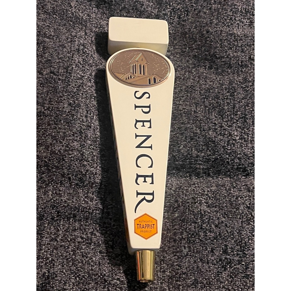 Spencer Beer Tap Handle Cream Excellent Trappist Ale Abbey Brewery Logo